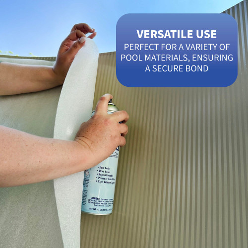 Bluewave 17 Oz. Spray Fast Tack And High Bond Adhesive For Pool Wall Foam