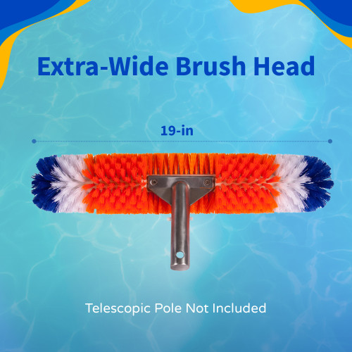 Bluewave Brush Around 360-Degree Wall And Floor Swimming Pool Cleaning Brush