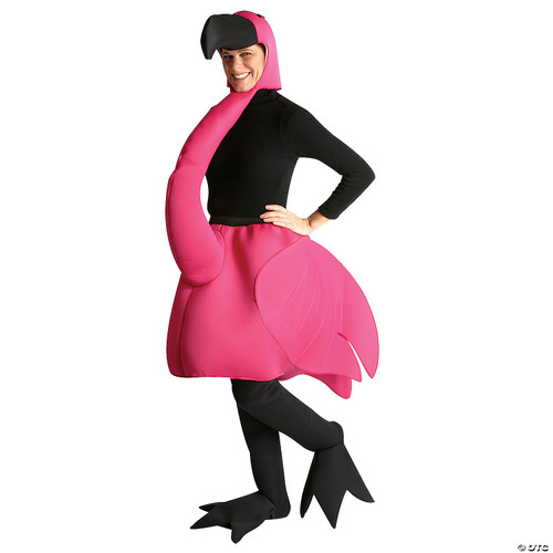 Std Size Adult Lawn Flamingo Costume - Funny Halloween Costume - One Size Fits
