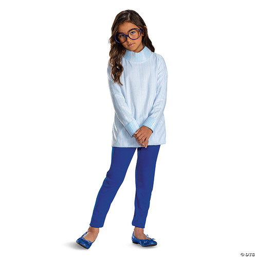 Disguise Inside Out Sadness Costume for Kids, Official Inside Out Halloween Costume and Glasses, Child Size (10-12)