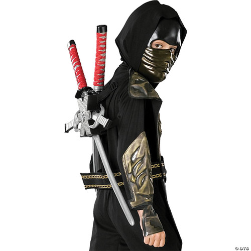Rubie's Dragon Ninja Child's Backpack Weapon Set for Themed Parties and