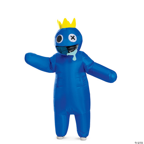 Blue Inflatable Costume, Official Rainbow Friends Costume, Child's One Size