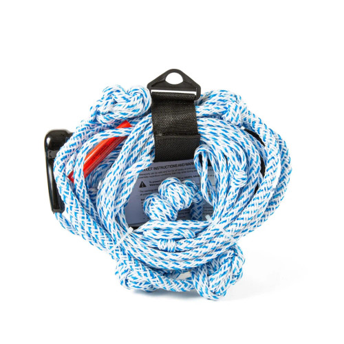 Wow Wakeboard Water Ski And Wakesurf 4-Section 25' Towing Rope