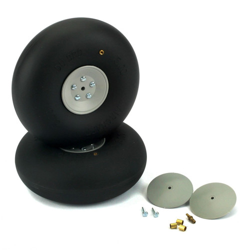 New Dubro 4 1/2" Diameter Big Wheels 2/Pkg