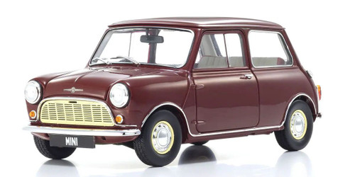 HRP Kyosho 1/18 Scale Morris Mini Minor Cherry Red Model HRP Kyosho 1/18 Scale Morris Mini Minor Cherry Red Model