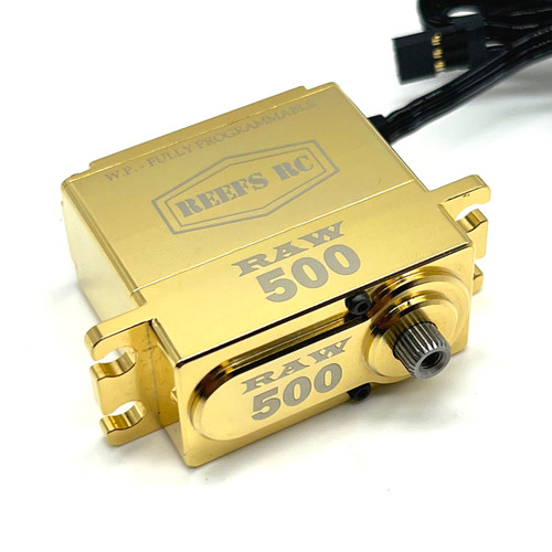 HRP Reef'S Rc Raw500 Servo Brass Edition Programmable HRP Reef'S Rc Raw500 Servo Brass Edition Programmable