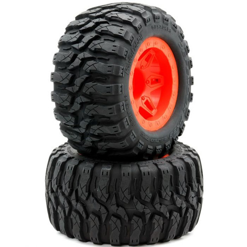 HRP Power Hobby 1/8 Defender 3.8" Belted All Terrain Tires 17Mm Mounted HRP Power Hobby 1/8 Defender 3.8" Belted All Terrain Tires 17Mm Mounted