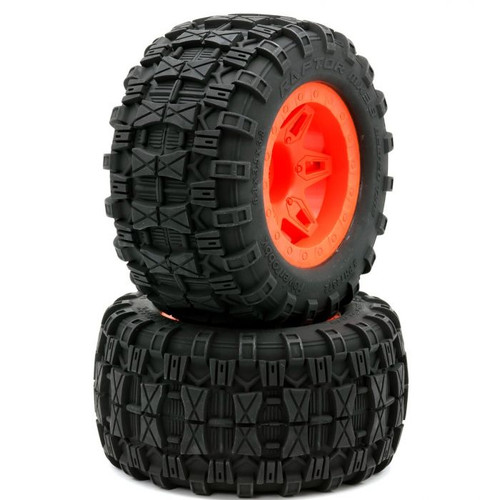 HRP Power Hobby 1/8 Raptor 3.8" Belted All Terrain Tires 17Mm Mounted HRP Power Hobby 1/8 Raptor 3.8" Belted All Terrain Tires 17Mm Mounted