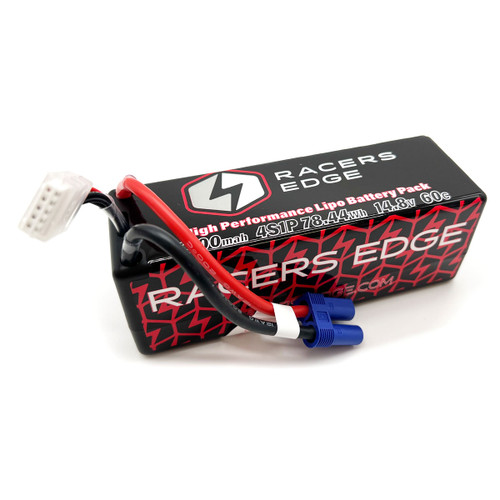 HRP Racers Edge 5300Mah 4S 14.8V 60C Hard Case Lipo Battery With Ec5 Connector