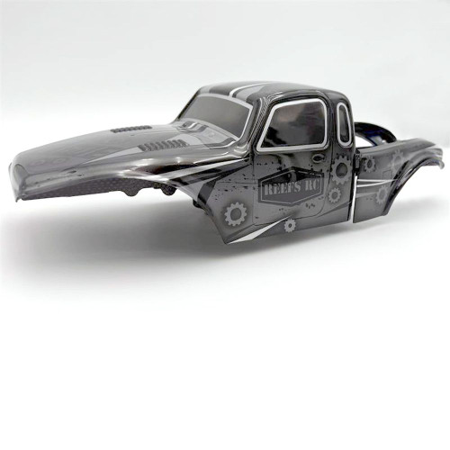 HRP Reef'S Rc Clear "Plague" 1/10Th Crawler Compbody Set W/Stickers And Mask HRP Reef'S Rc Clear "Plague" 1/10Th Crawler Compbody Set W/Stickers And Mask