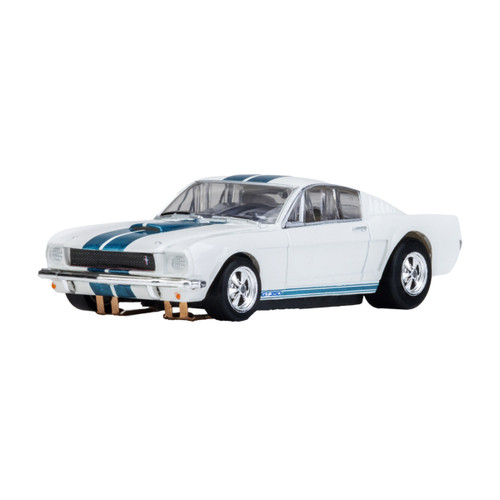 HRP Afx Racing 1965 Shelby Mustang Gt350 White/Blue Ho Slot Car Set HRP Afx Racing 1965 Shelby Mustang Gt350 White/Blue Ho Slot Car Set