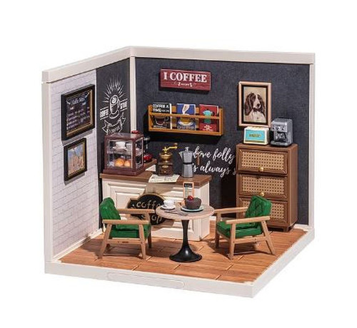 HRP Robotime Rolife Super Creator Daily Inspiration Cafe Plastic Diy