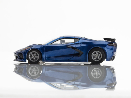 HRP Afx Racing Corvette C8 Riptide Blue Metallic Slot Car