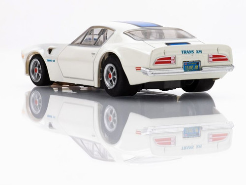 HRP Afx Racing 1970 Firebird Transam White/ Blue Ho Scale Slot Car