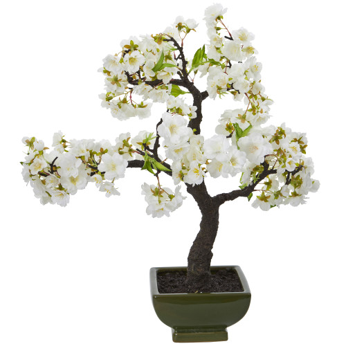 New Nearly Natural 20” Cherry Blossom Bonsai