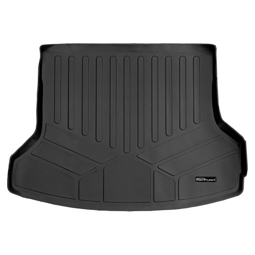 Smartliner All Weather Custom Fit Cargo Trunk Liner Floor Mat Black Fits 2022-25 Genesis Gv70 (Fits 2.5T/3.5T Awd Models)
