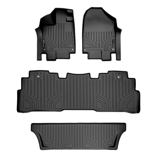 Smartliner Custom Floor Mats 3 Row Liner Set Fits 2018-25 Honda Odyssey
