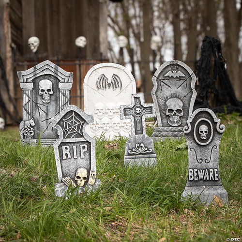 Tombstone Set Of Six(3Pc-19",3Pc-12")