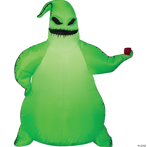 Gemmy 3.5ft Airblown Inflatable Green Oogie Boogie Disney