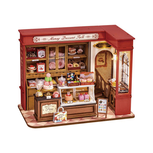 HRP Robotime Honey Dessert Talk Diy Miniature House HRP Robotime Honey Dessert Talk Diy Miniature House