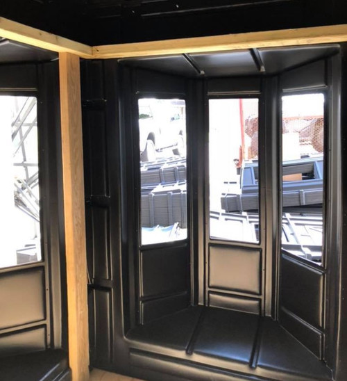 Hughes Hunting Blinds The Intimidator 4'x4' Blind w/ Full Door & Slide Windows