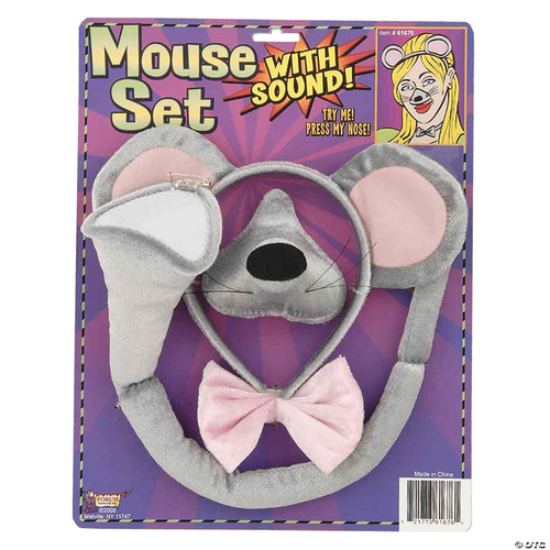 Mouse Set with Sound - One Size Fits Most