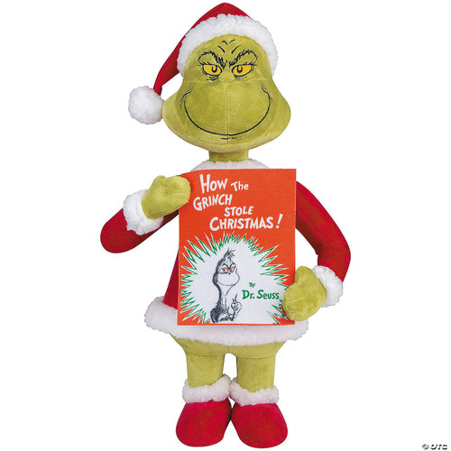 Holiday Greeter-Grinch Santa Suit Book