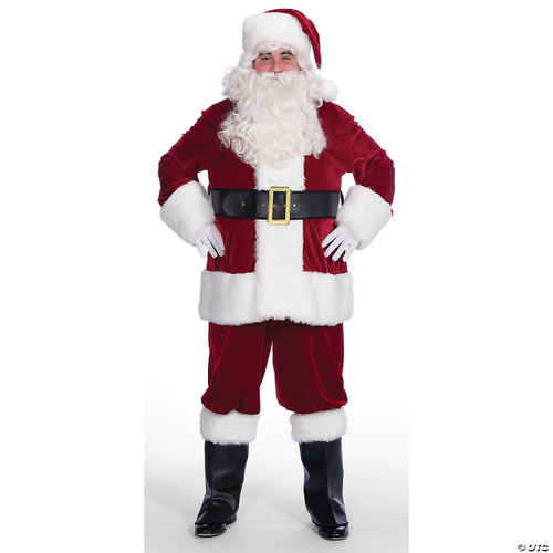 ADLT SANTA SUIT VELVETEEN XL