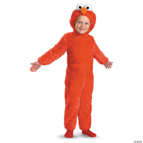 Sesame Street Elmo Comfy Costume, Officially Licensed Costume for Toddlers,
