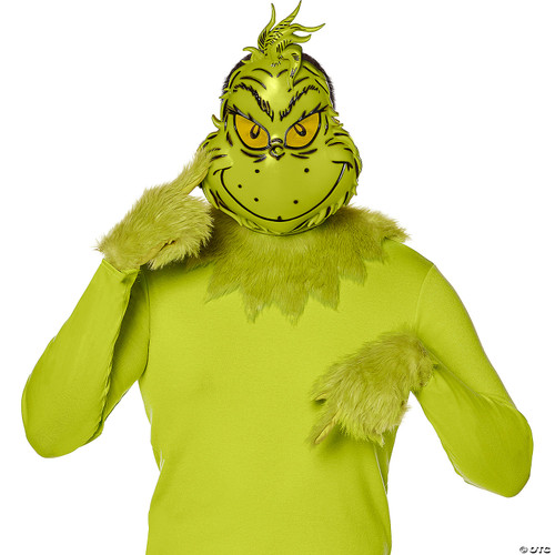 InSpirit Designs Dr. Seuss The Grinch Adult Mask Costume Kit | Officially