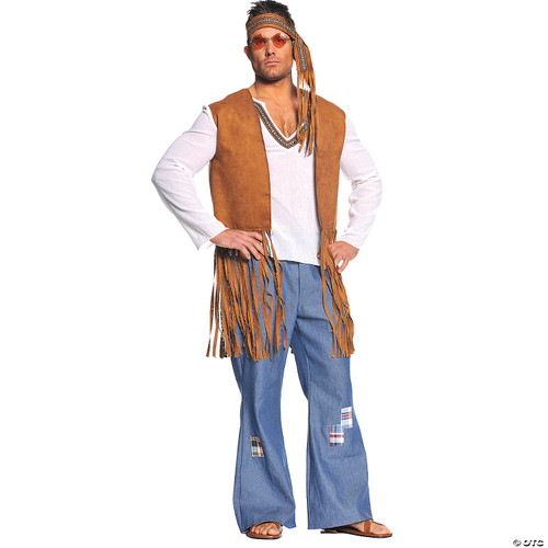 Right On Men's Costume A Groovy 60's Inspired Ensemble features Retro Hippie