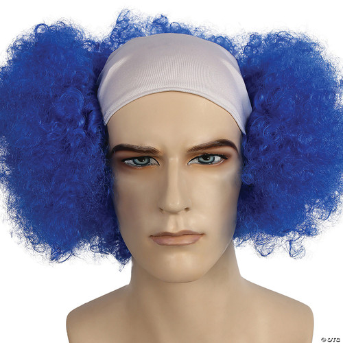 Lacey Wigs Bald Curly Clown Wig Lavender