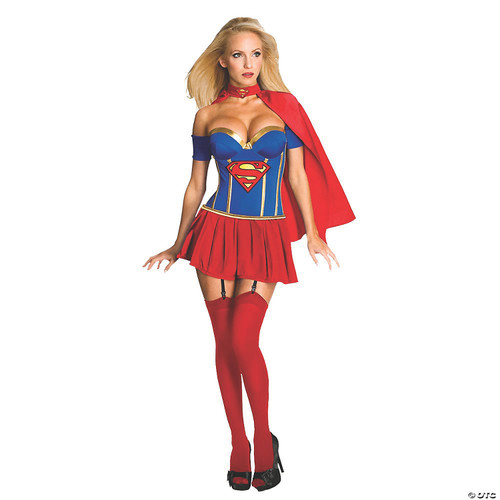 Rubies DC Comics Superheroes: Supergirl Costume for Adults, Women's Large