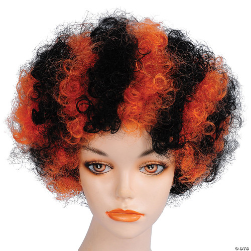 Lacey Wigs Afro Black/Orange Costume Wig