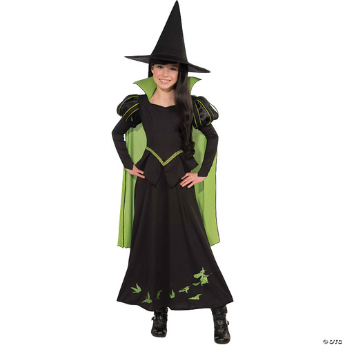 Rubies The Wizard of Oz: Wicked Witch of the West Costume for Kids, Girl's