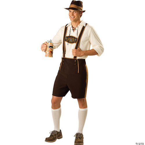 InCharacter Bavarian Guy Adult Costume, Large Brown (CM11005L)