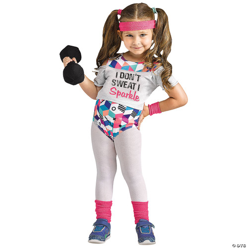 Fun World Toddler Girl's Li'l Fit Miss Baby Costume, Multi, Large 3T - 4T