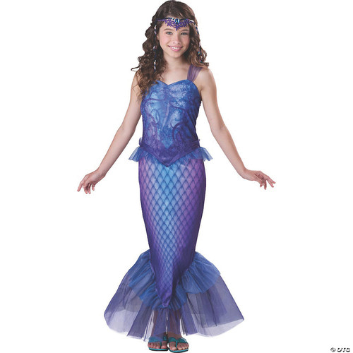 InCharacter Costumes, LLC Mysterious Mermaid, Bue/Purple, Medium