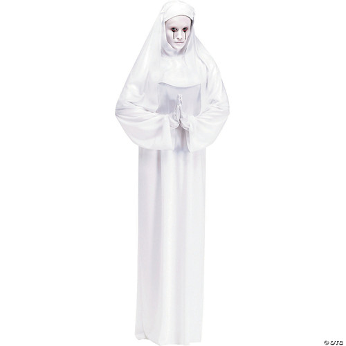 Fun World Womens Sister Scary Costume, One Size, White