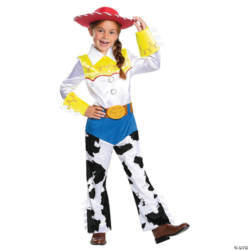 Disguise Disney Pixar Jessie Toy Story 4 Deluxe Girls Costume, Medium (7-8)