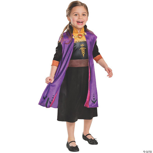 Disguise Disney Anna Frozen 2 Classic Girls' Halloween Costume Purple, 3T-4T