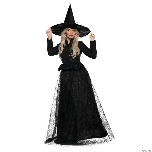UNDERWRAPS Wicked Witch - Gothic Adult Halloween Costume for Women, Dark Witch