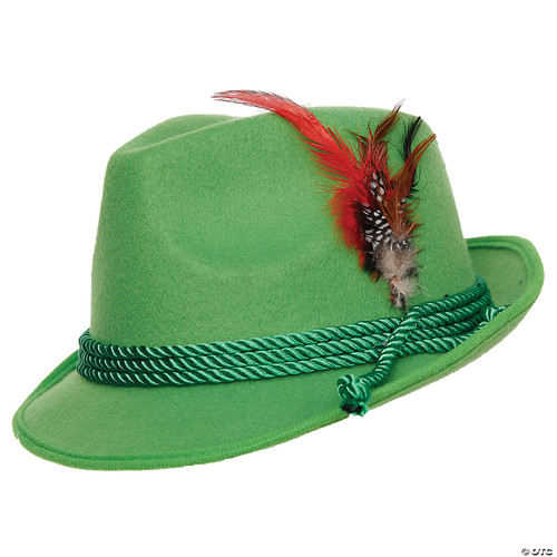 Underwraps Unisex Adult Oktoberfest Costume Hat-Green, One Size - One Size Fits