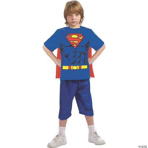 Rubies DC Comics Superman Child's Costume T-Shirt, Large