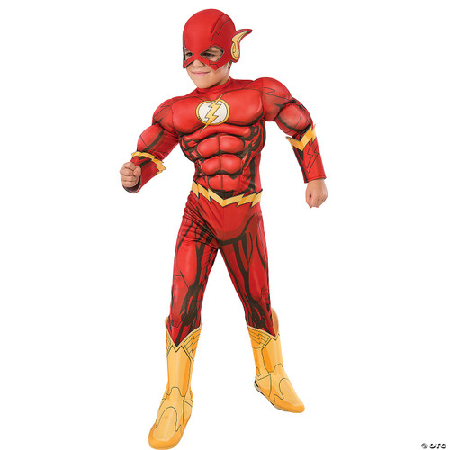DC Comics Superheroes: The Flash Costume for Kids by Rubies, Boy's Large