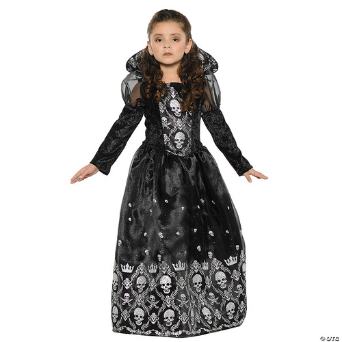 Underwraps Big Girl's Girl's Dark Princess Costume - Small Childrens Costume,