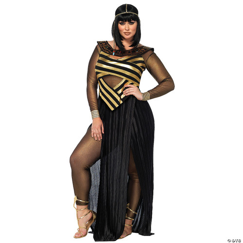 Leg Avenue Women's Costume, Gold/Black, 1X / 2X
