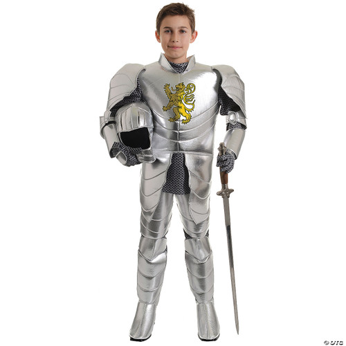 Underwraps Big Boy's Boy's Shining Knight Costume, Medium Childrens Costume,