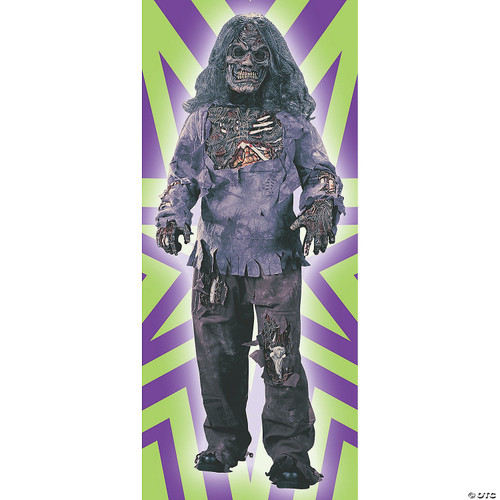 Fun World Complete Zombie Costume, Medium 8-10, Multicolor