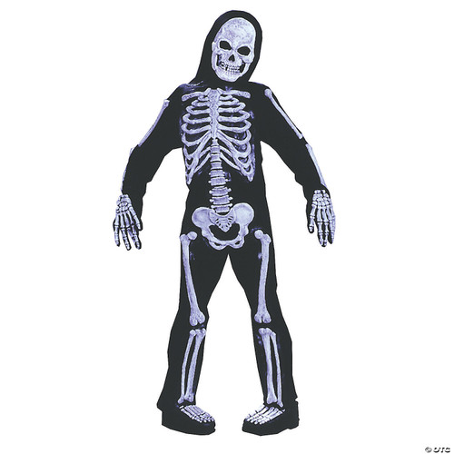 Spooky Skeleton Child Halloween Costume (Large (12-14))